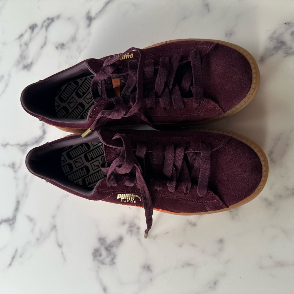 Puma Suede Women's Shoes in Purple